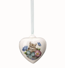 Hutschenreuther Ağaç Süsü Porselen Kalp 2