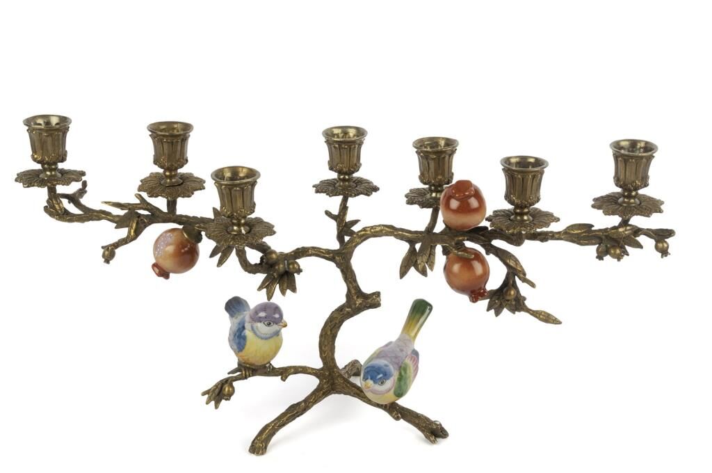 Mikasa Moor Bronz Renkli Kuş Nar 7liŞamdan 48x23cm