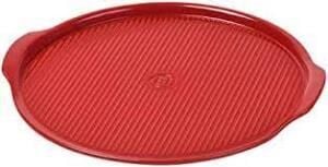 Emile Henry  Pizza/Fırın Kabı Yuvarlak  40 Cm Kırmızı/Burgundy -347614