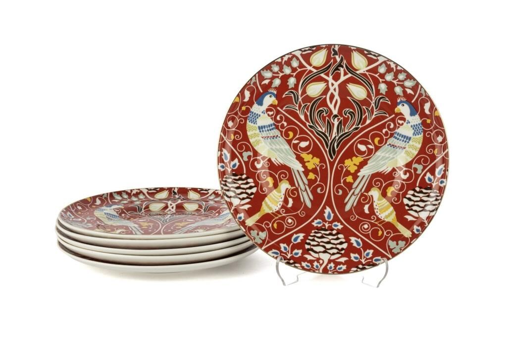 Mikasa Moor Phoenix Red 6lı Tatlı Tabağı 21cm