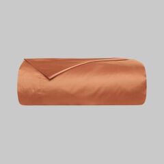 Sarev Monochrome %100 Pamuk Saten Nevresim Tek Kişilik-Terracotta