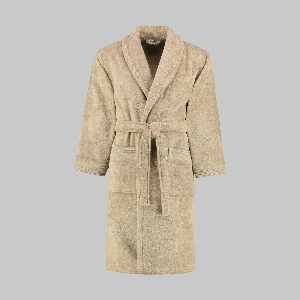 Sarev New Soho Bej %100 Pamuk Medium Beden Bornoz