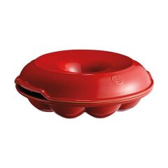 Emile Henry Ekmek/Fırın Kabıyuvarlak 30 Cm Kırmızı/Burgundy -345505