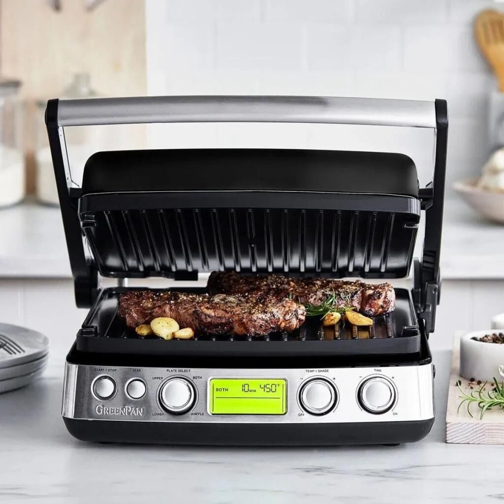Greenpan Elite Grill Tost Makinesi -2200W Siyah