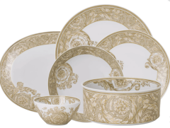 Versace Barocco Beige 51 Parça Yemek Takımı
