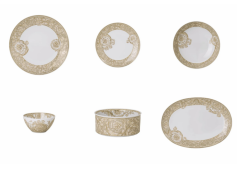 Versace Barocco Beige 51 Parça Yemek Takımı