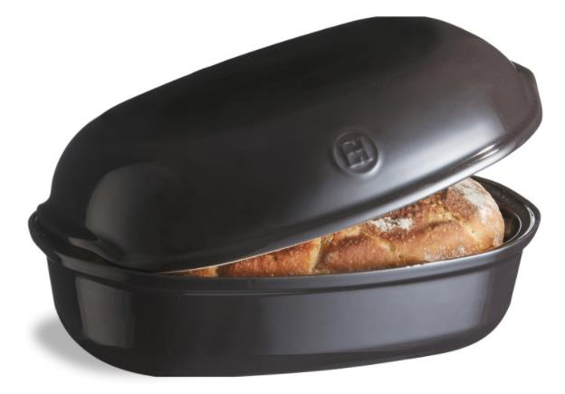 Emile Henry Artisan Ekmek/Fırın Kabı  36*24*16 Cm 3,35 L  Antrasit -795501