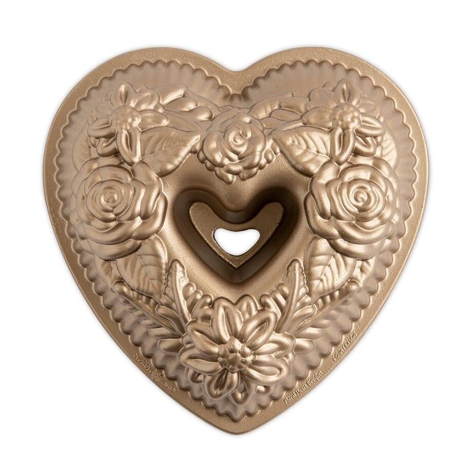 Nordicware Çiçekli Kalp Bundt Kek Kalıbı (96448)