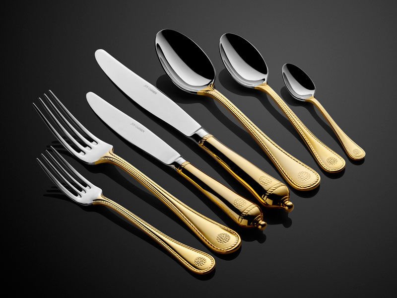 Lamedore Royalty Full Gold 89 Parça Çatal Bıçak Seti