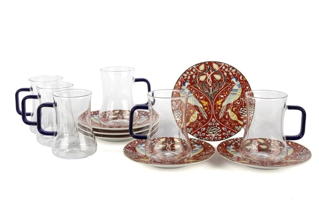 Mikasa Moor Phoenix Red 6lı Çay Seti