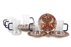 Mikasa Moor Phoenix Red 6lı Çay Seti