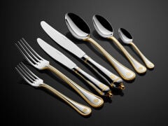 Lamedore Royalty Yarım Gold 89 Parça Çatal Bıçak Seti