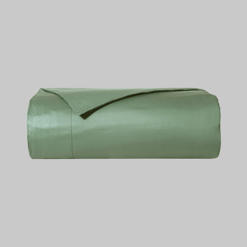 Sarev Monochrome %100 Pamuk Saten Nevresim Çift Kişilik-Forest Green