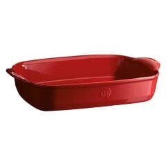 Emile Henry Fırın Kabı Dikdörtgen 42 X 28 Cm Kırmızı/Burgundy -349654