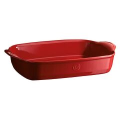 Emile Henry Fırın Kabı Dikdörtgen 42 X 28 Cm Kırmızı/Burgundy -349654