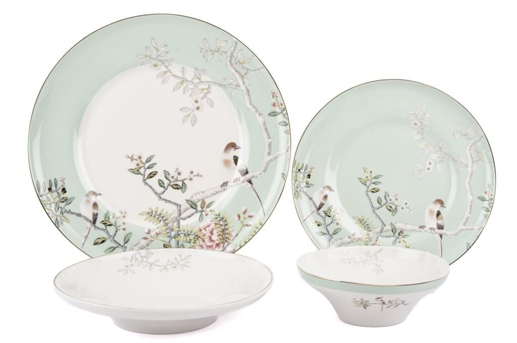 Mikasa Moor Bird Garden 24 Parça 6 Kişilik Yemek Takımı