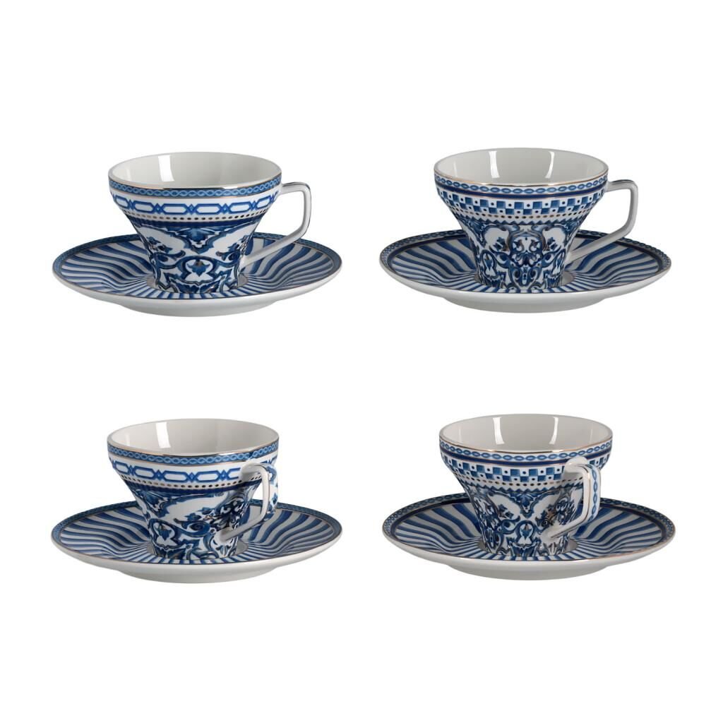 Berghoff Lunetta Bone 4Lu Kahve Fincani Seti