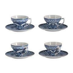 Berghoff Lunetta Bone 4Lu Kahve Fincani Seti