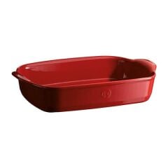 Emile Henry Fırın Kabı Dikdörtgen 36 X 23 Cm Kırmızı/Burgundy -349652