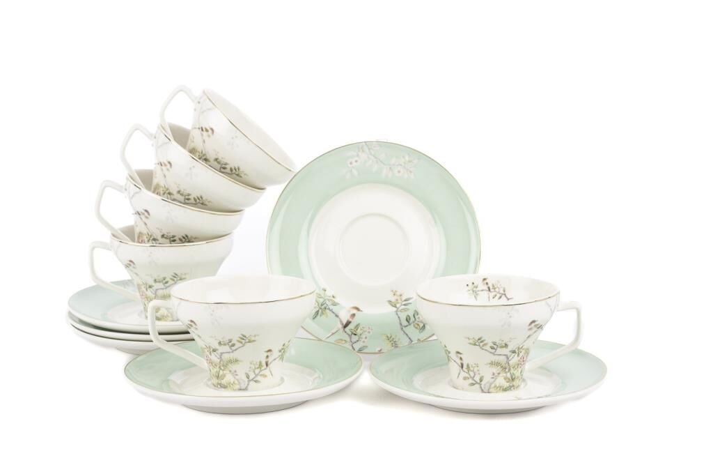 Mikasa Moor Bird Garden 6lı Kahve Fincanı Seti 90cc