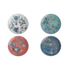 Lucky Art Chantelle  Bone 19Cm 4Lü Tabak Seti