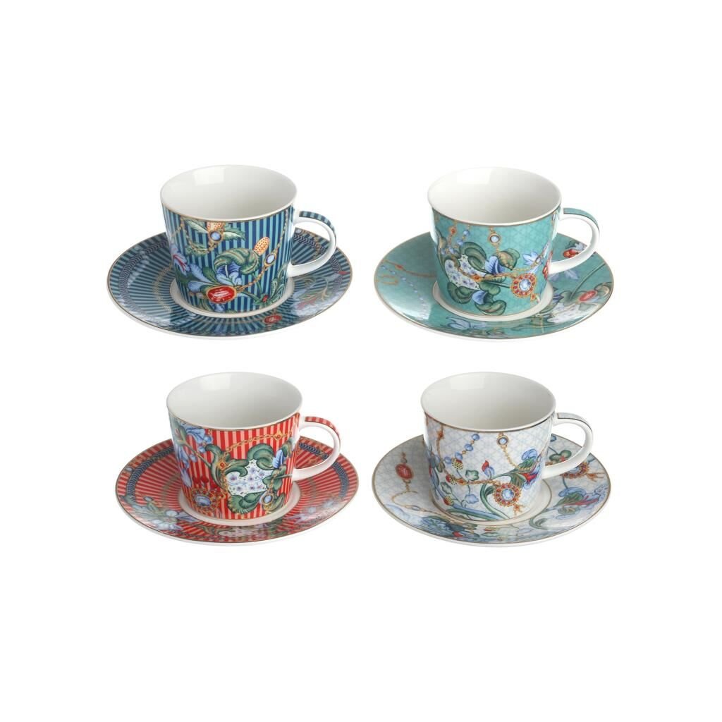 Lucky Art Chantelle Bone 4Lü Cay Fıncanı Setı
