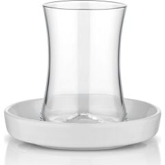 Koleksiyon Tiryaki Çay Seti 6 Lı Beyaz