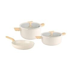 Berghoff Leo Balance Sage 5 Parça Tencere Seti Krem