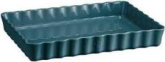 Emile Henry Tart-Börek Fırın Kabı Dikdörtgen 33 X 24 Cm Mavi/Blue Flame -976038