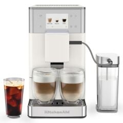 KitchenAid Tam Otomatik Espresso Makinesi KF4 Buzlu Kahve Özellikli - Porcelain White-5KES8454EPL