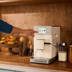 KitchenAid Tam Otomatik Espresso Makinesi KF4 Buzlu Kahve Özellikli - Porcelain White-5KES8454EPL
