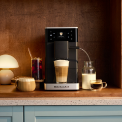 KitchenAid Tam Otomatik Espresso Makinesi KF3 Buzlu Kahve Özellikli - Matte Black-5KES8453EBM