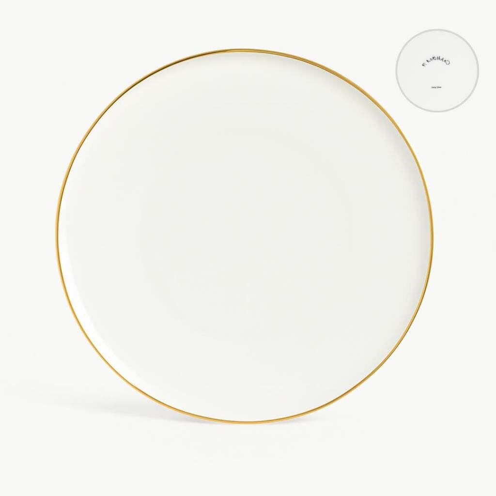 Koleksiyon Sufi Altın 6'lı Servis Tabağı 27cm