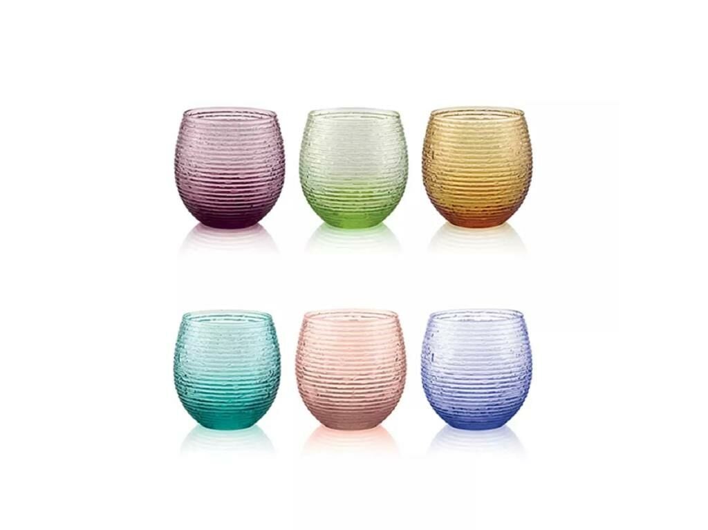 Ivv Multıcolor 6Lı Renklı Su Bardak Seti 25 Cl