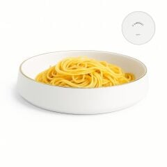 Koleksiyon Sufi Altın 6'lı Makarna/Mantı Tabağı 21cm