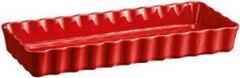 Emile Henry Tart-Börek-Fırın Kabı Dikdörtgen 36.5 X 15 Cm Kırmızı/Burgundy -346034