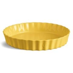 Emile Henry Tart-Börek-Flan Kabı Yuvarlak 32 Cm Sarı/Provence Yellow -906032