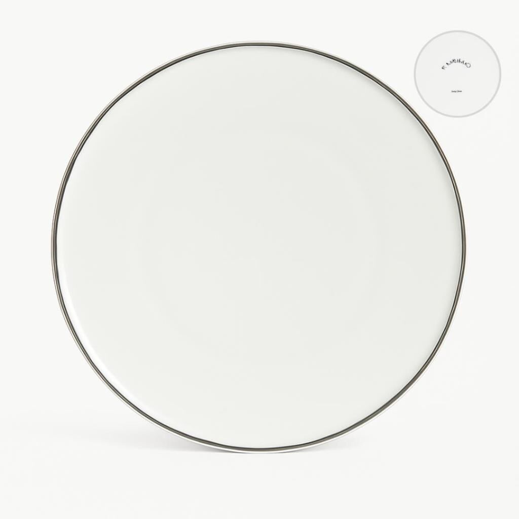 Koleksiyon Sufi Platin 6'lı Servis Tabağı 27cm