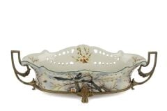 Mikasa Moor Beyaz Mavi Kuşlu Antik Dek Tabak 36x11cm
