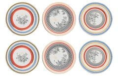 Lucky Art Maggey Bone  27Cm 6Lı Tabak Seti