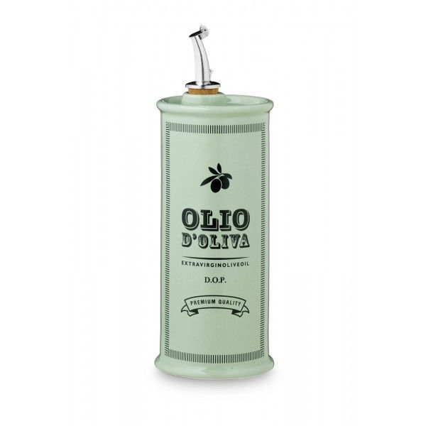 Nuovacer - Vintage Yeşil Silindir Yağlık 500ml