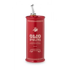 Nuovacer - Vintage Kırmızı Silindir Yağlık 500ml