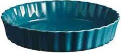 Emile Henry Tart-Börek-Flan Kabı Yuvarlak 28 Cm Mavi/Blue Flame -976028
