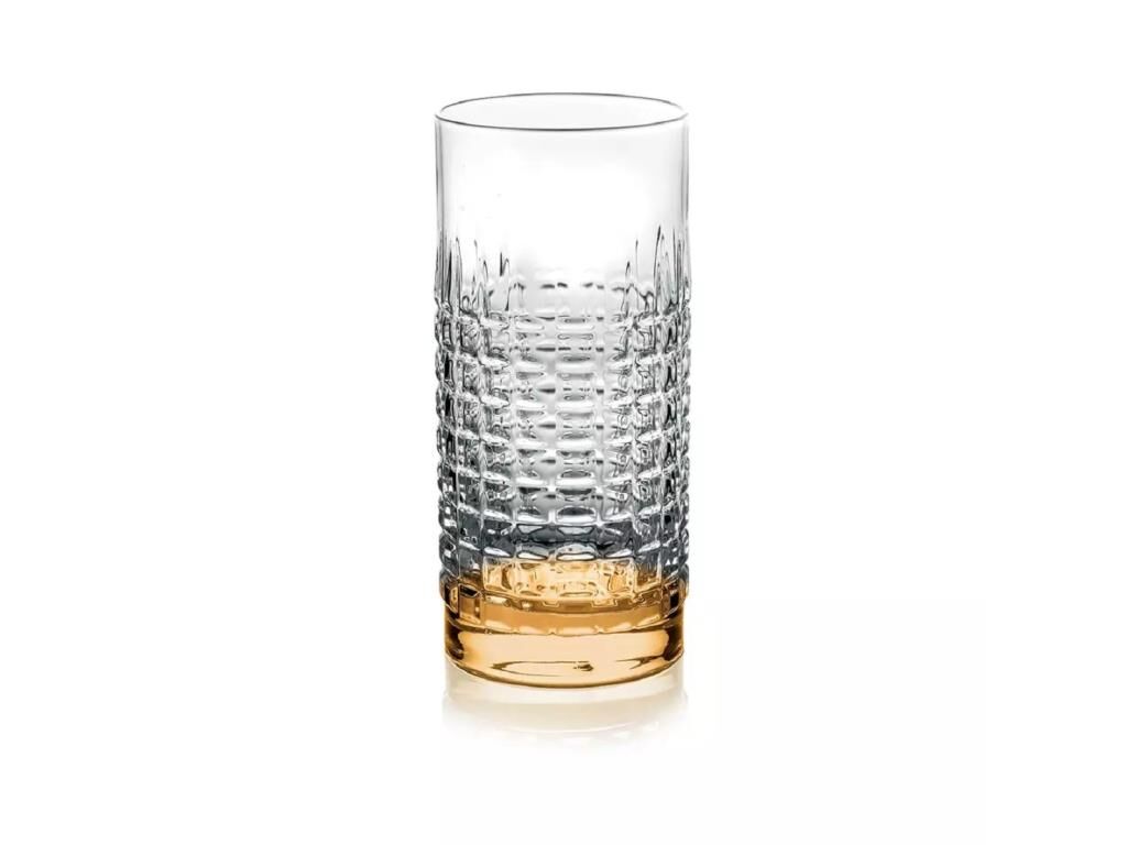 Ivv Shake Stır 4Lu  Amber No:5 Meşrubat Bardak Seti 48 Cl