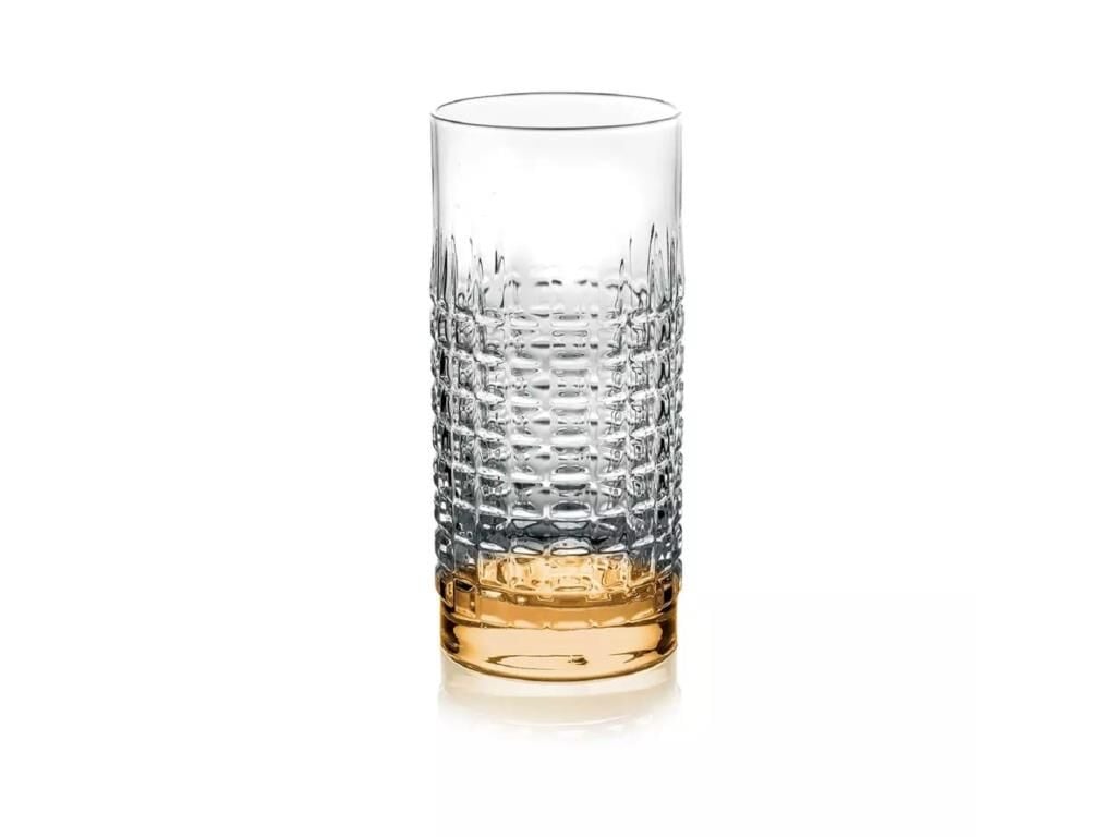 Ivv Shake Stır 4Lu  Amber No:5 Meşrubat Bardak Seti 48 Cl