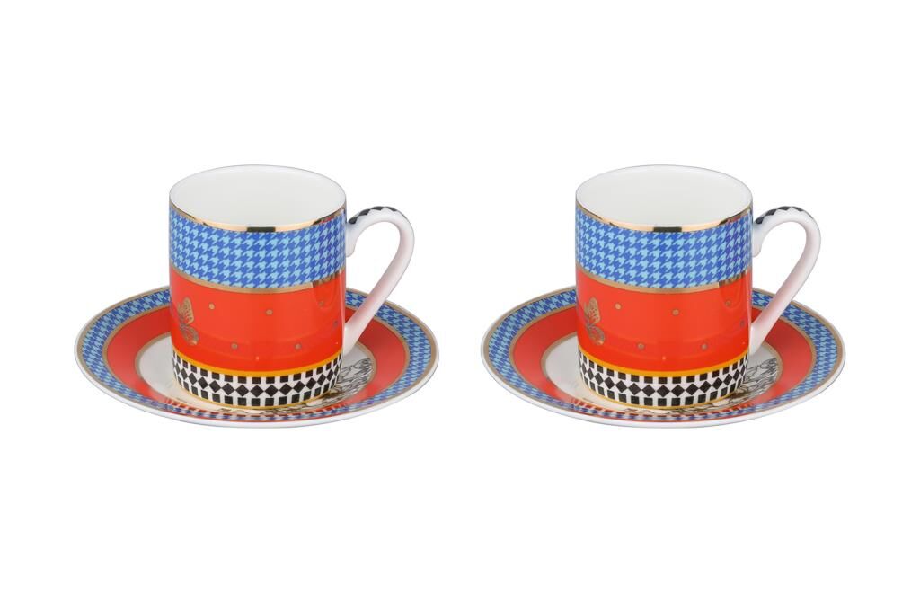 Lucky Art Maggey Bone 2Li Kahve Fıncanı Setı