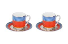 Lucky Art Maggey Bone 2Li Kahve Fıncanı Setı