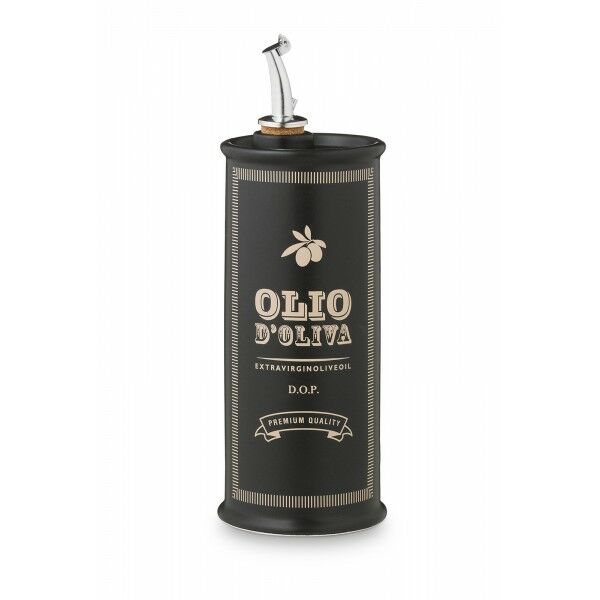 Nuovacer - Vintage Siyah Silindir Yağlık 500ml