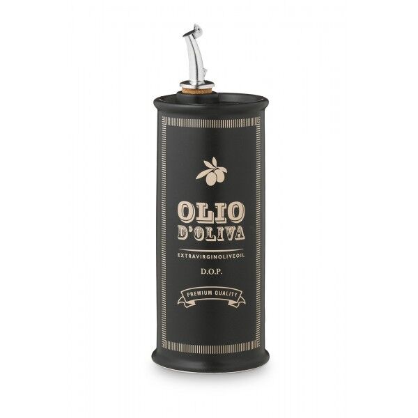 Nuovacer - Vintage Siyah Silindir Yağlık 500ml