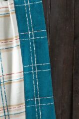 Sarev Rania Ekru Çift Kişilik Pamuklu Battaniye